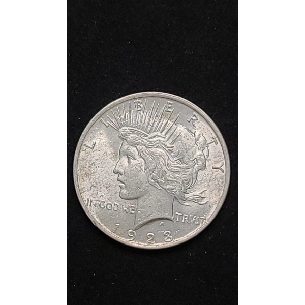 1923 90% Silver Peace Dollar