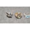 Image 3 : Assorted Sterling Silver Women's Rings - Weight: 21.6g