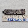 Image 3 : 7" Camouflage Switchblade Pocket Knife With Glass Breaker And Black Nylon Sheath Case