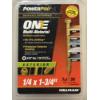 Image 1 : PowerPro Muli-Material Exterior Screws - 56 Count - 1/4x1-3/4"