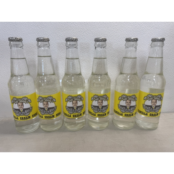 Todd Bosley's World Famous 6 Pack Of Vanilla Cream Soda - Brand New & Delicious