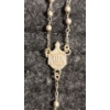 Image 2 : Dainty Sterling Silver Rosary & Sterling Silver Saint Michael Pendant 
