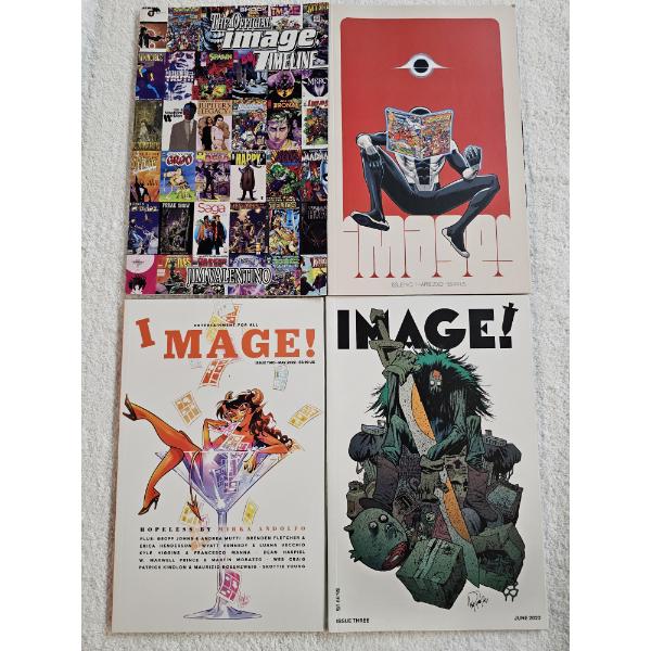 Lot of 4 Image Published Graphic Novels - Image #1/2/3 plus The Official Image Timeline!!!