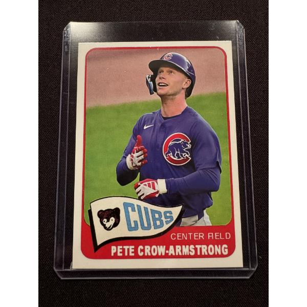 Incredible Pete Crow Armstrong Chicago Cubs - PCA - Rookie Card - Mint Condition - Super Star