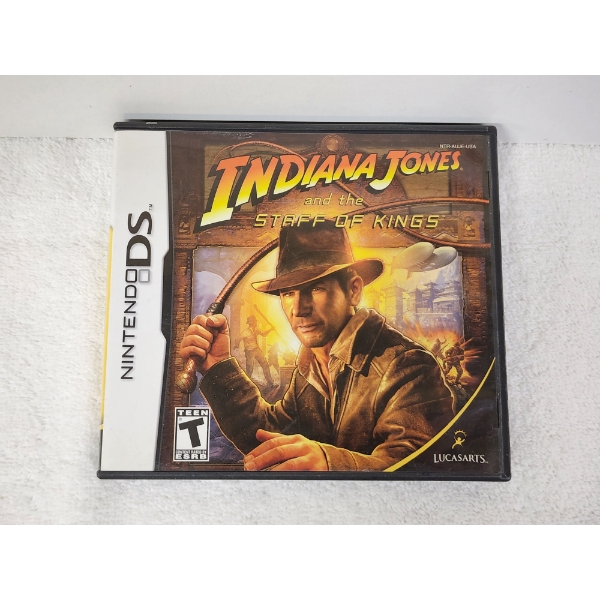 Nintendo DS Indianna Jones & The Staff of Kings Video Game in Original Box ~ By Lucasarts!