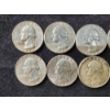 Image 2 : $2 Face Value in Assorted 90% Silver Washington Quarters - All In Great Condition!