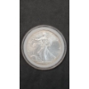 Image 1 : United States 1999 1 Oz .999 Fine Silver American Eagle Dollar In Coin Capsule