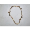 Image 2 : 14K Gold Herringbone Chain Approx. 16in - Some Tangles/Damage - TW: 25.8g