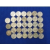 Image 8 : x33 Assorted Year Silver Roosevelt and Mercury Dimes FV: $3.30