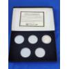 Image 1 : 1880-S BU 90% Silver Morgan Dollar in Capsule in 5-Coin Display Holder & CoA