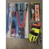 Image 1 : All New- Bolt Cutter/Snip Set, Gloves, Knife & Level