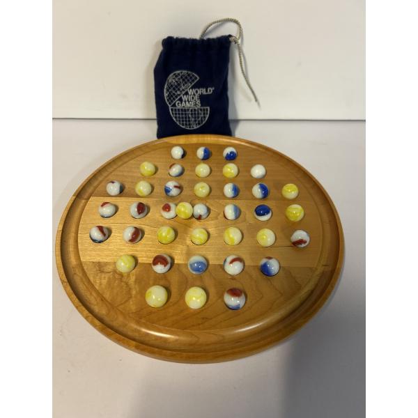 Uranium Glass Marble Set - Marbles in bag - World Wide Games 
