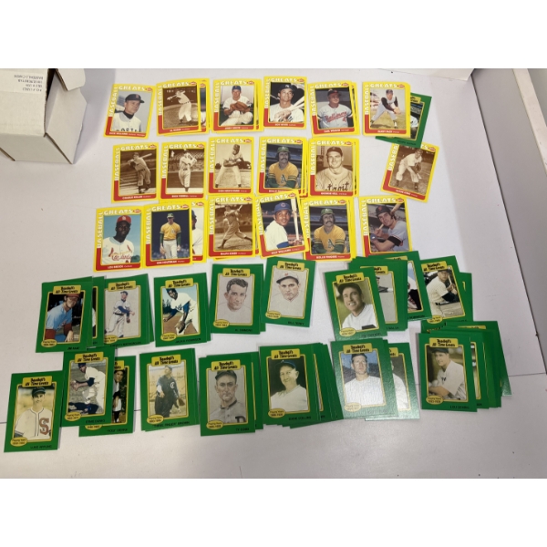 SKU #1J59 100 Superstar Baseball Cards Box