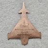 Image 2 : 1oz .999 Fine Copper Eurofighter Typhoon Shaped Colorized Medal