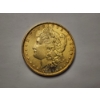 Image 1 : Gold Plated 1886 Morgan Silver Dollar - 90% Silver Coin