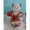 Image 4 : 2 Pc Chinese Porcelain Figures 12" & 8"