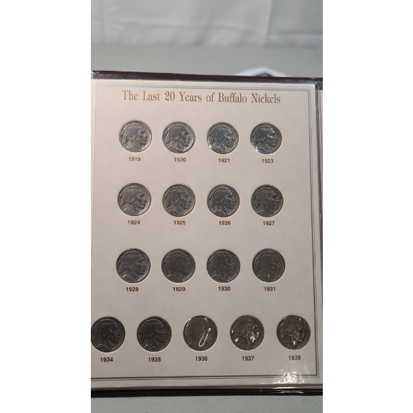 1919-1938 The Last 20 Years Of Buffalo Nickels - Face Value: $0.85
