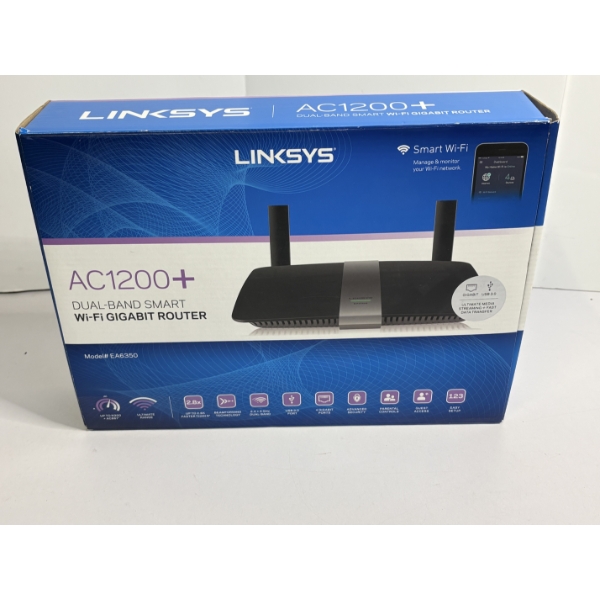 Linksys AC1200+ Dual-Band Smart Wi-Fi Gigabit Router 