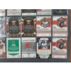 Image 8 : Large Lot of 28 Asstd Veteran Parallel Football Trading Cards- Near Mint - Mostly Nick Chubb & More!