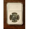 Image 1 : VERY NICE 1961 United States Franklin 90% Silver Half Dollar in Slab Case!