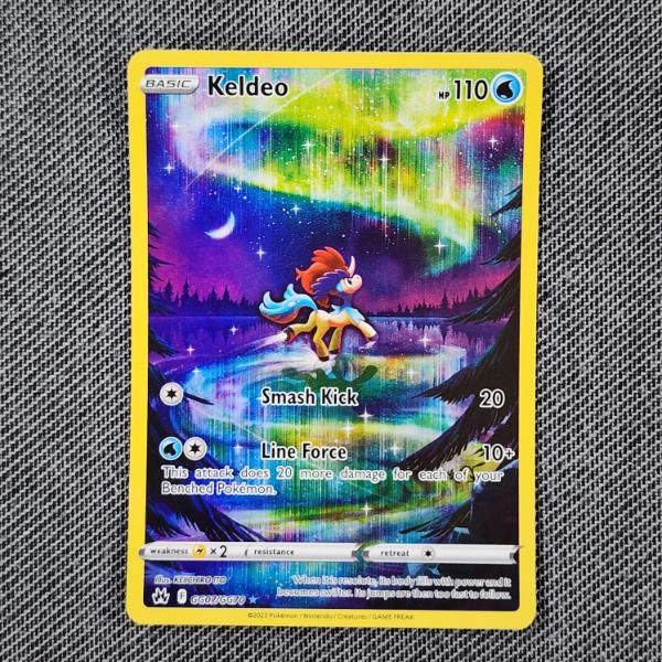 Keldeo GG07/GG70 Holo Rare Pokemon Trading Card 