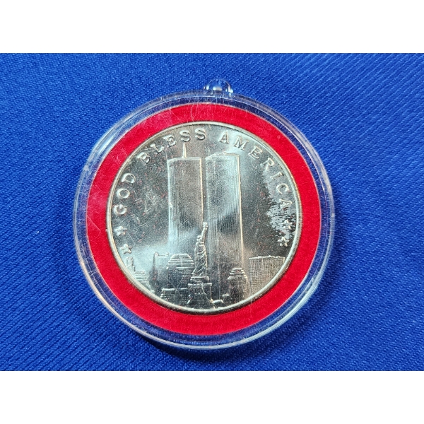 9/11 Commemorative 1 Troy Ounce .999 Fine Silver Round 