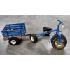 Image 10 : EXTREMELY RARE - VINTAGE "LAPP SPEEDSTER" - MADE IN PA - HEAVY DUTY CHILD TRICYCLE WITH TANDEM CART