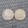 Image 4 : Two United States 90% Silver Walking Liberty Half Dollars ~ $1.00 Face Value