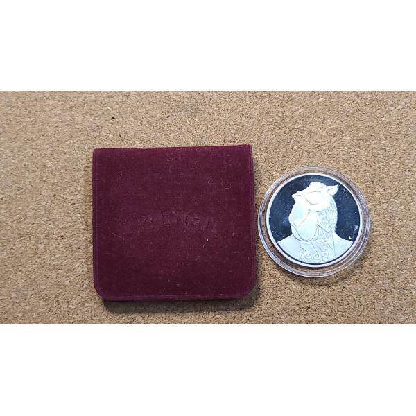 1993 Joe Camel 1 oz .999 Fine Silver Round Commemorating The 80th Anniversary Of Camel
