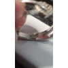 Image 7 : (2) Sterling Silver Rings - Flower With Beautiful Stones & Heart Infinity With Small White Stones