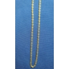 Image 3 : 14K Yellow Gold 22" Twisted Rope Chain - Weight: 14.0g