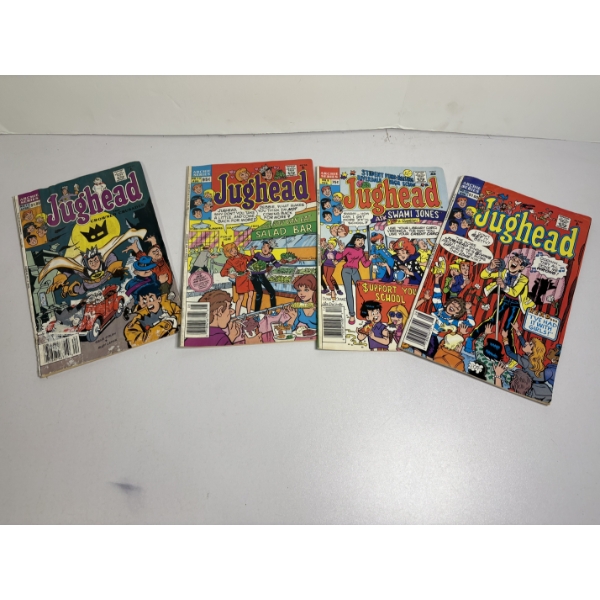 Jughead Comic Books - 4 Total - Archie Series 1988 - 1989 - (2) 1990