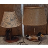 Image 1 : Louisville Home Pickup - Fancy Animal / Wild Life Themed Table Lamp w Duck & Dog Figures  Very Good
