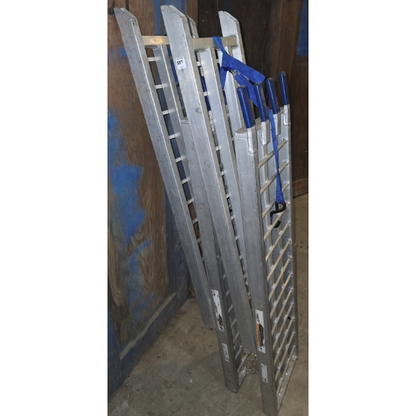 Aluminum Folding Trailer Ramps - Nearly New