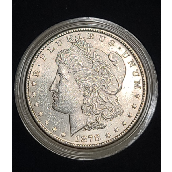 1878-S 90% Silver Morgan Dollar - First Year Minted 