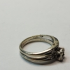 Image 3 : Beautiful 14K White Gold Ring - Size 6.5 - Total Weight: 3.5g