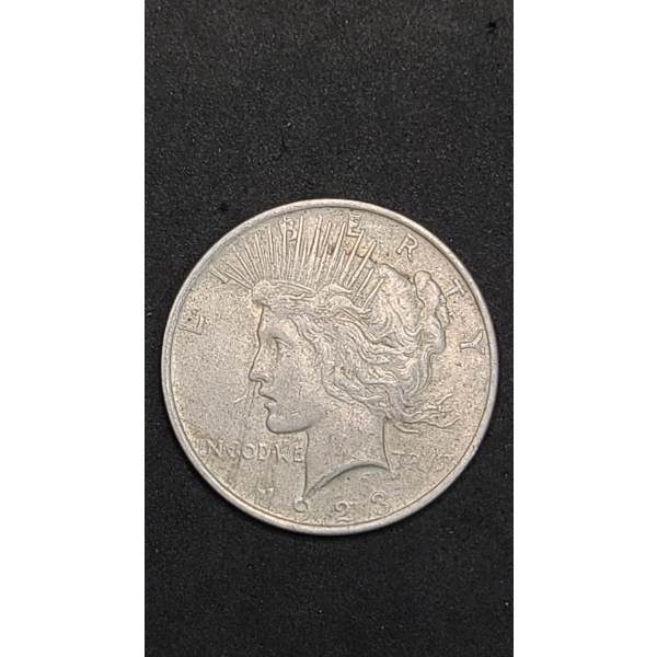 1923 90% Silver Peace Dollar