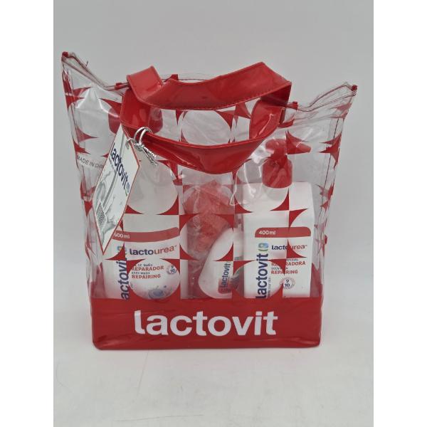 Brand New Lactourea Gift Bag Including 13oz Body Milk, 1.5oz Deodorant, & 20.3oz Body Wash