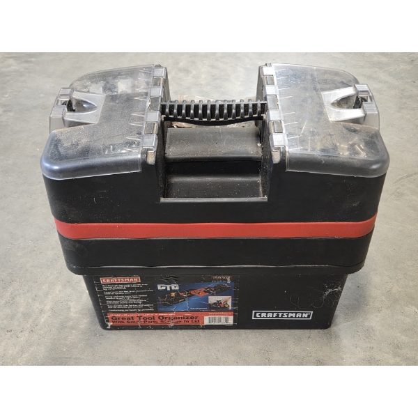 Craftsman Storage Organizer Full Of New Cable Installation Items