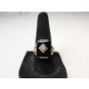 Image 1 : Vintage 10K Gold Onyx and Diamond Ring - Size 7 - TW: 4.8g