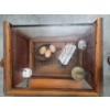 Image 7 : Neat 12''x16''x14.5'' Glass & Wood Electric Incubator With Pull Out Tray, Thermometer & More