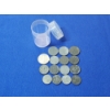 Image 1 : Lot of 15 Assorted Germany Reichspfenning Coins & Coin Storage Tube