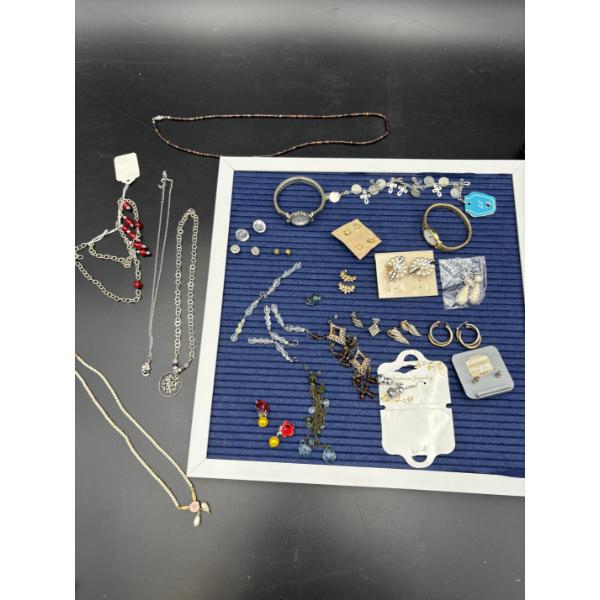 Lot of Tons of Assorted Costume Jewelry - Necklaces - Earrings Tons of Sets - 2 Watches - Beautiful 