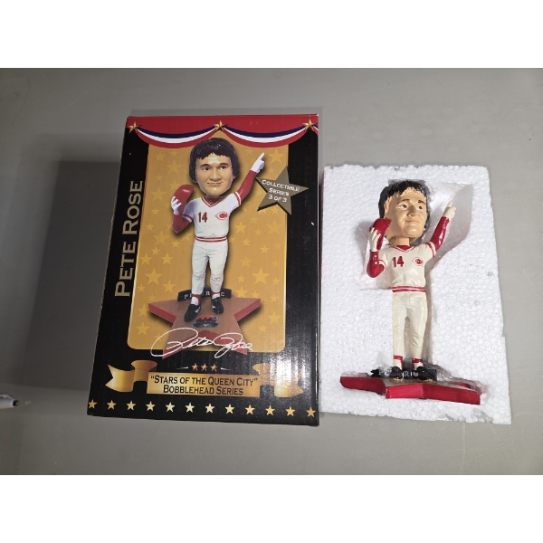 Vintage 2015 Impact Pete Rose Bobble Head In Excellent Condition 