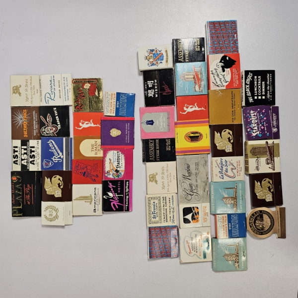 Vintage Restaurant, Hotel, And Casino Matchbook Collection