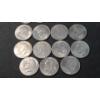 Image 4 : Assorted Years Franklin/Kennedy 90% Silver Half Dollars & Eisenhower Non-Silver Dollars FV: $15.00