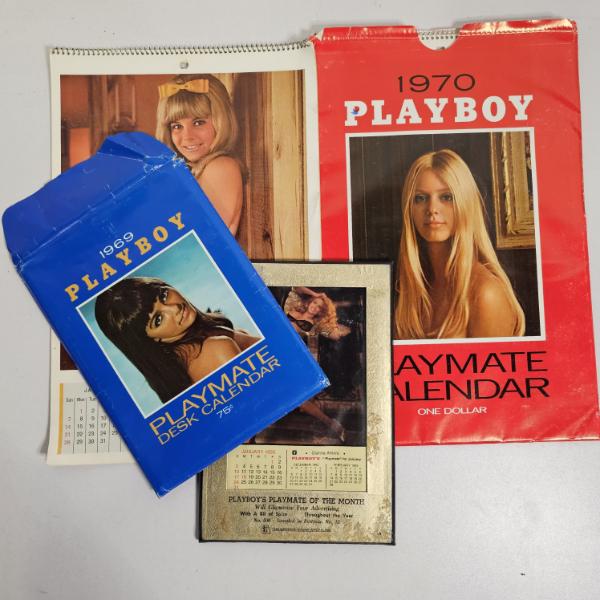 Vintage 1960s And 1970s Playboy Playmate Calendar Lot