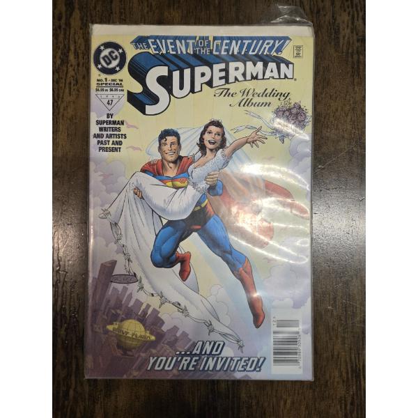 No.1 Dec. 96' DC Superman The Wedding Album Comic In Excellent Condition