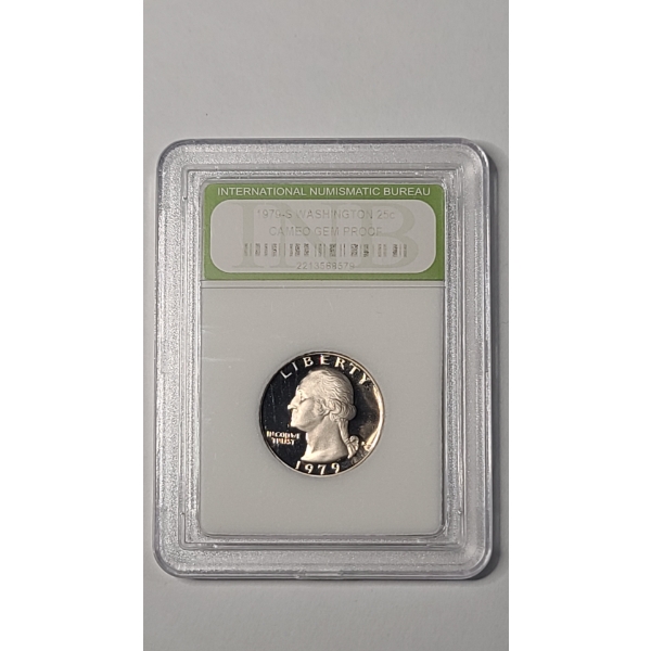 INB 1979-S Cameo GEM Proof Washington Quarter 