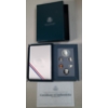 Image 1 : 1990-S United States Mint Prestige Proof Coin Set Including Eisenhower Centennial 90% Silver Dollar